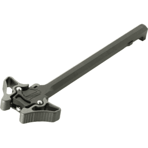 Timber Creek Outdoors Enforcer Mini Small Ambidextrous Charging Handle, Tungsten Cerakote - EM Ambi CH T