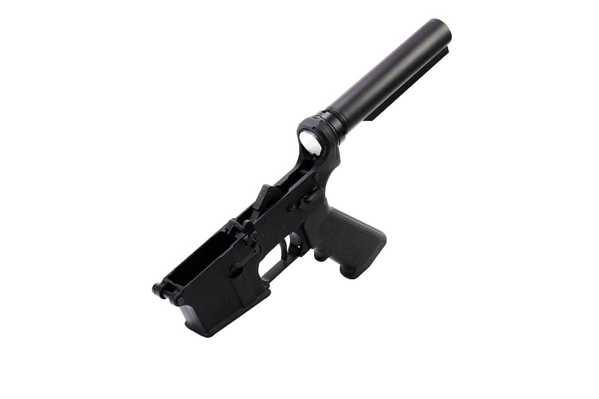 Anderson Manufacturing Anderson No Logo Complete Lower Receiver - No Stock - view 3