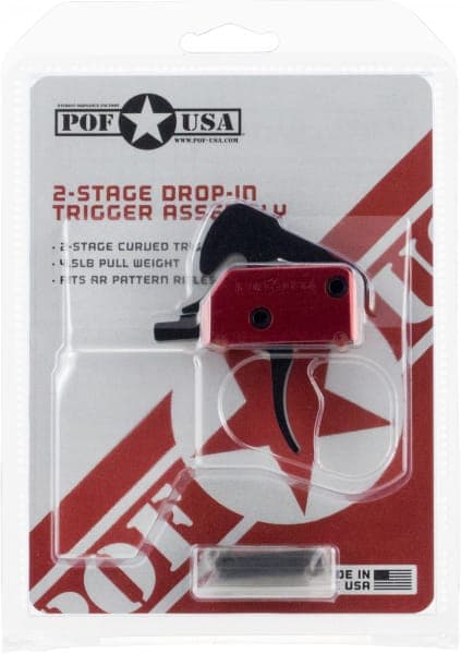 POF-USA Pof Usa Two Stage Drop in Ar-15 Trigger With Kns Pins - Curved - view 1