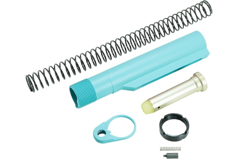 Upgrade Your AR Build with Timber Creek Outdoors Buffer Tube Kit in Robin's Egg Blue - ARBTKRE