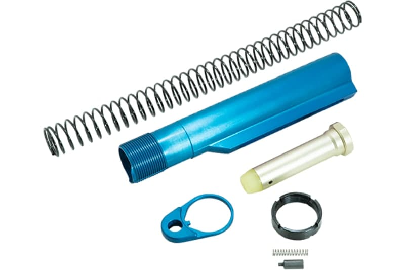 Timber Creek Outdoors Buffer Tube Kit for AR-15 - Lightweight and Durable in Blue Finish - ARBTKB