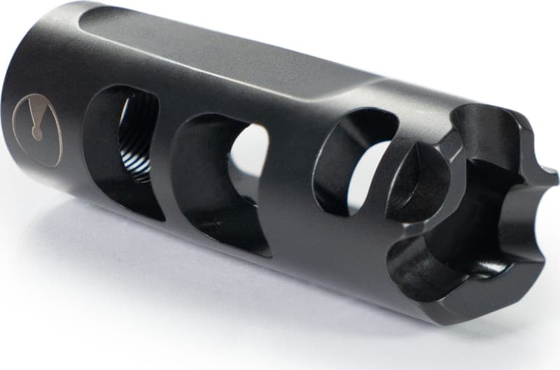 Ultradyne USA Vostok Compensator Muzzle Brake Fits 7.62x39 AK Rifles w/ LH Thread, Black Nitride - UD10870