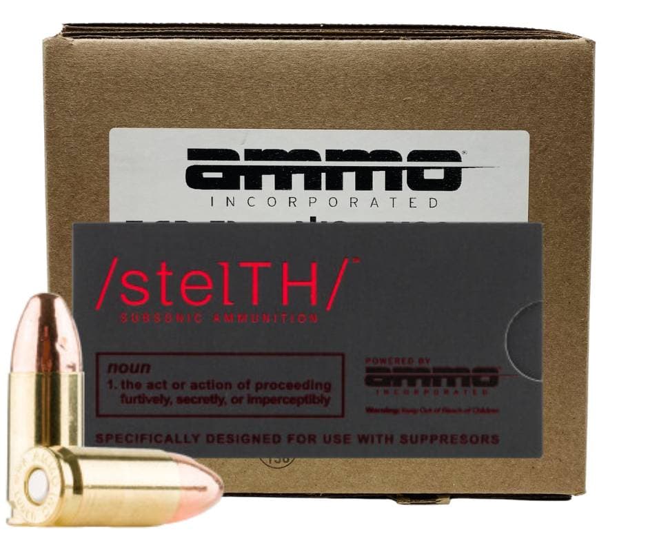 Ammo Inc Amo Stealth 9MM 165GR Tmc 50RD Bx 1