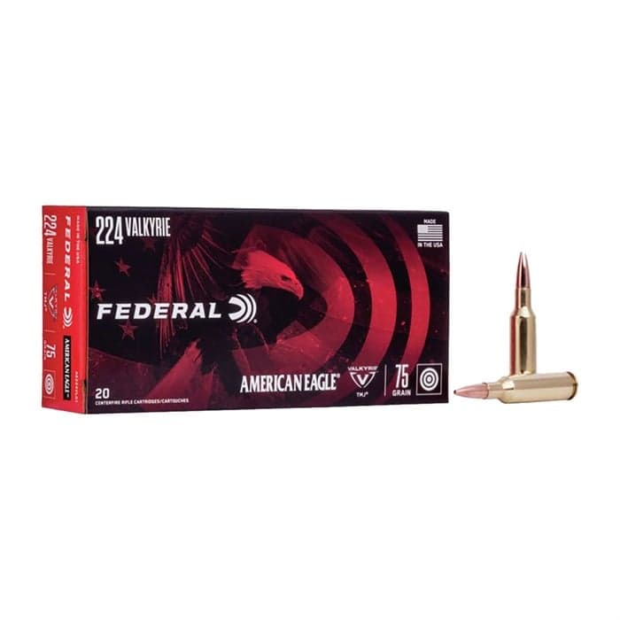 224 Valkyrie 75gr Full Metal Jacket 200/Case