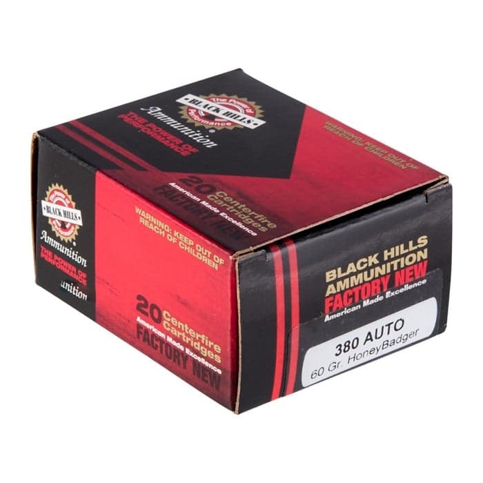 380 ACP 60gr Honeybadger 500/Case