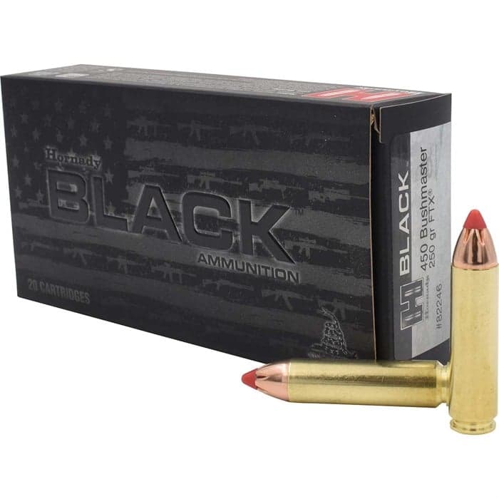 Black 450 Bushmaster 250gr FTX Polymer Tipped 200/Case