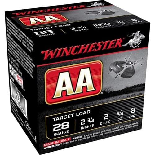 AA 28 Gauge 2-3/4" 3/4oz #8 Shot 250/Case