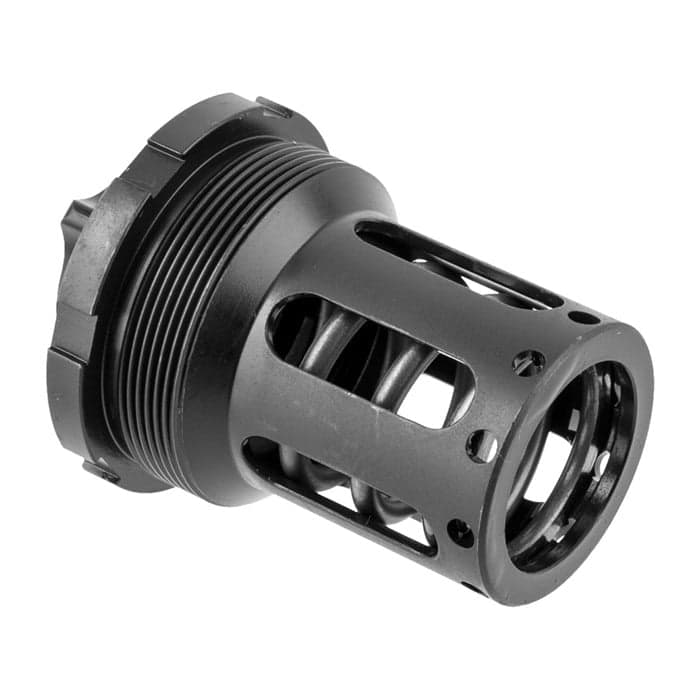 Silencerco 17-4 Stainless Steel Piston Mount for Hybrid Suppressors, Matte Black - AC1417