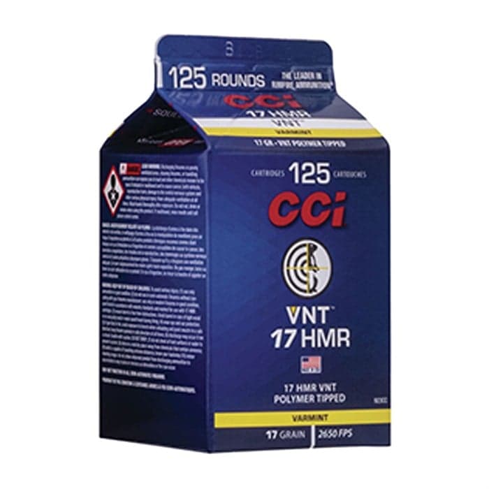 17 HMR 17gr VNT Tipped 1250/Case