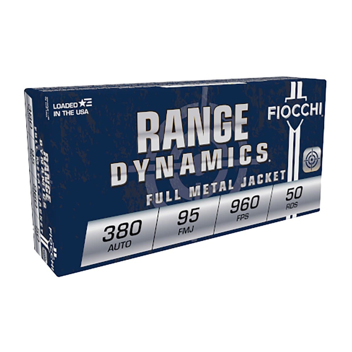 Range Dynamics 380 Auto 95gr Full Metal Jacket 1000/Case