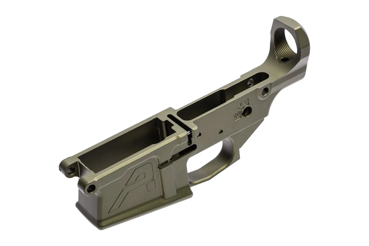 Aero Precision M5 AR-10 Stripped Lower Receiver Anodized OD Green - Lower Receiver for AR-15 - view 3