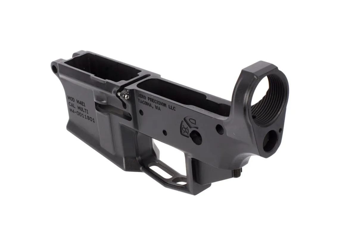 Aero Precision M4e1 Stripped Ar-15 Lower Receiver - Black - Lower Receiver for AR-15 - view 4
