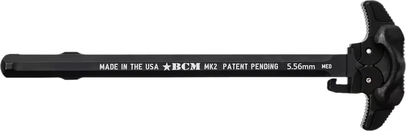 Bravo Company BCM Ambidextrous MK2 Medium Latch Charging Handle, Black - Reliable, Smooth Operation - GFH-MK2-MED-AMBI - Charging Handle for AR-15 - view 1