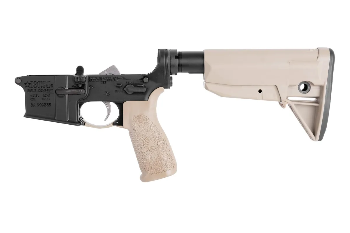 Bravo Company Manufacturing Complete Ar-15 Lower Receiver Assembly - Fde Furniture - Lower Receiver for AR-15 - view 3