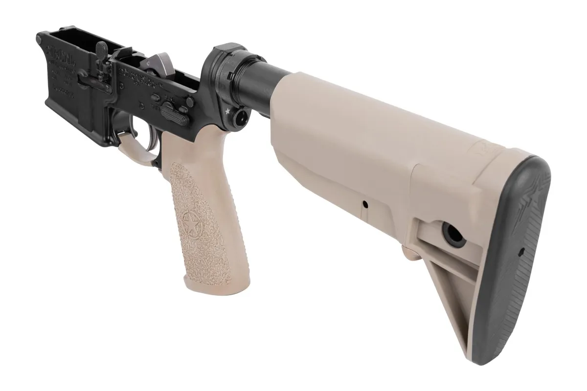 Bravo Company Manufacturing Complete Ar-15 Lower Receiver Assembly - Fde Furniture - Lower Receiver for AR-15 - view 4