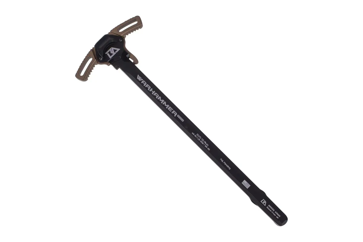 Breek Arms Warhammer Mod2 Micro Latch Ar-15 Ambidextrous Charging Handle - Fde - Charging Handle for AR-15 - view 1