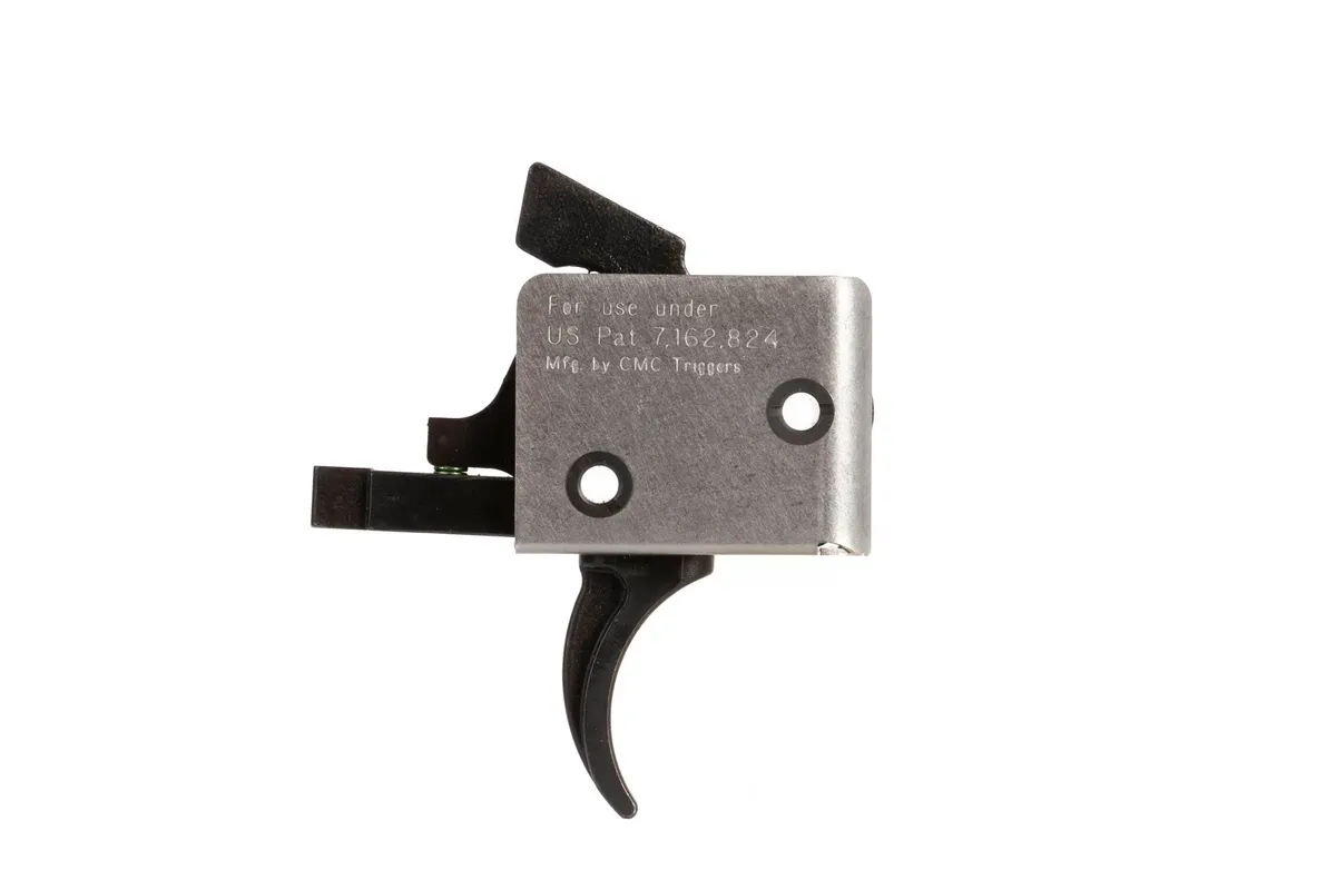 Cmc Triggers Pcc 9mm Trigger Single Stage Curved 3 Lb - Trigger for AR-15 - view 1