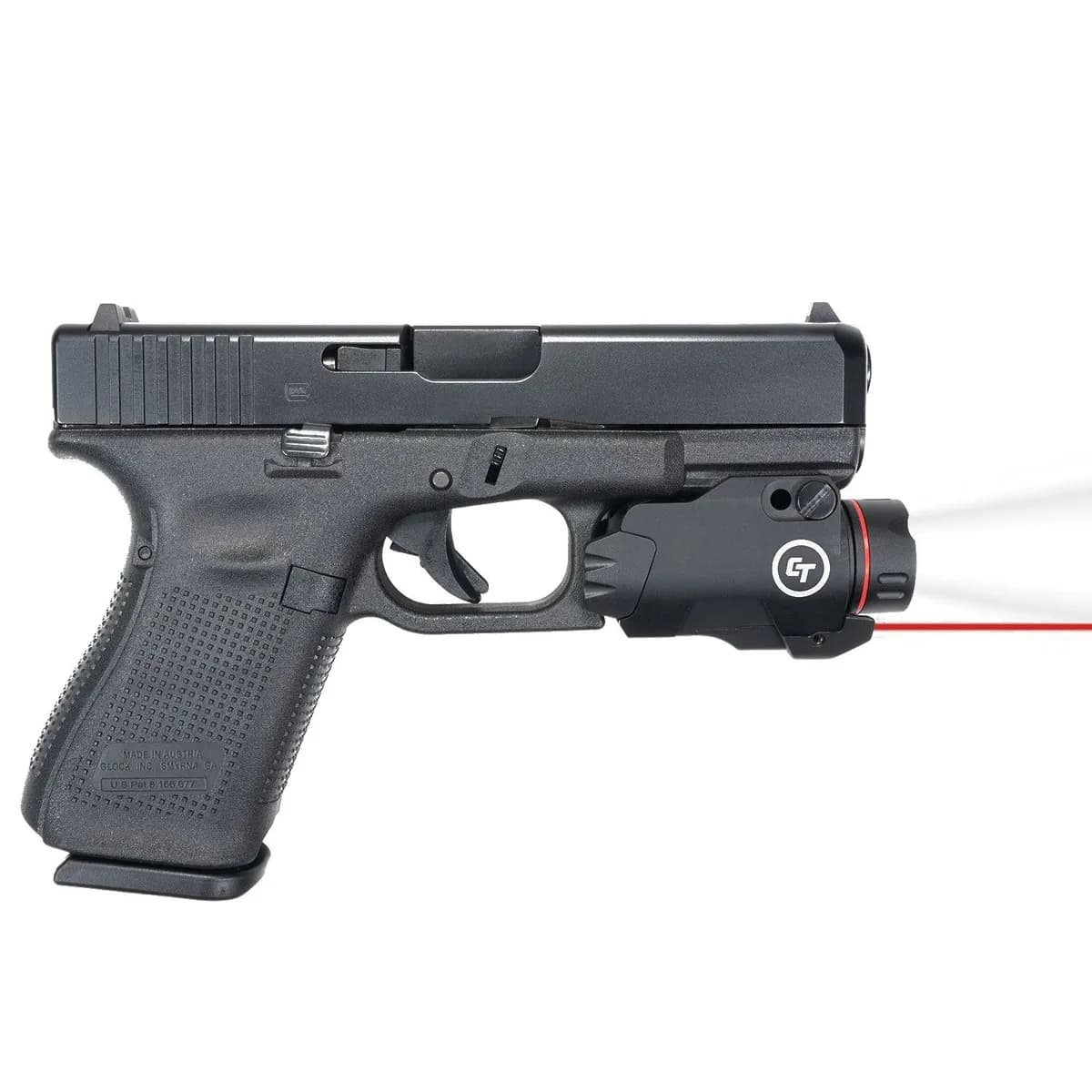 Crimson Trace CMR-207G Rail Master Pro Universal Red Laser Sight and Tactical Light - 400 Lumens - Light - view 4