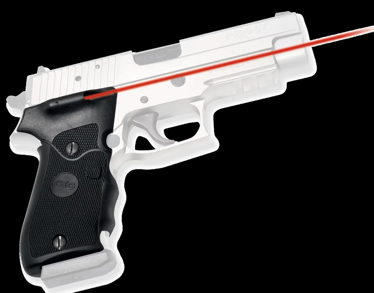 Crimson Trace Dual Side Activation Laser Grip for Sig Sauer P220 Pistols, Black - LG-320 - Laser - view 1