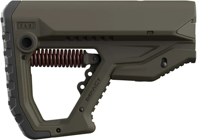 FAB Defense GL-Core Black Recoil Reduction Buttstock - High-Impact Buttstock for Enhanced Shooting Comfort and Control - FXCIMPACTCPB - Stock & Brace for AR-15 - view 3