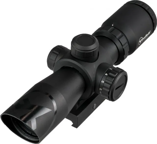 Firefield 1.5-5x32mm Illuminated Mil-Dot (SPF) Barrage Rifle Scope w/ Green Laser - FF13063 - Rifle Scope - view 1