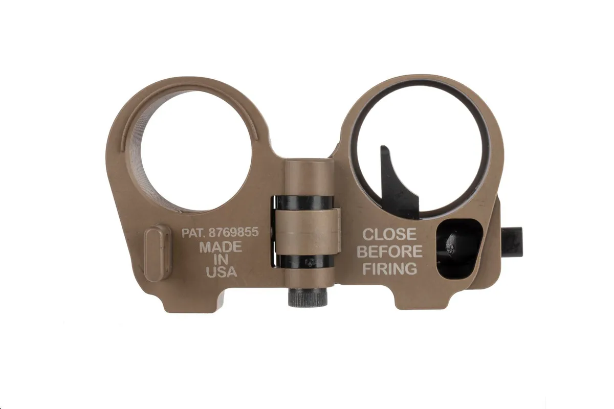 Law Tactical Gen 3 Folding Stock Adapter - FDE - Stock Adapter for AR-15 - view 3