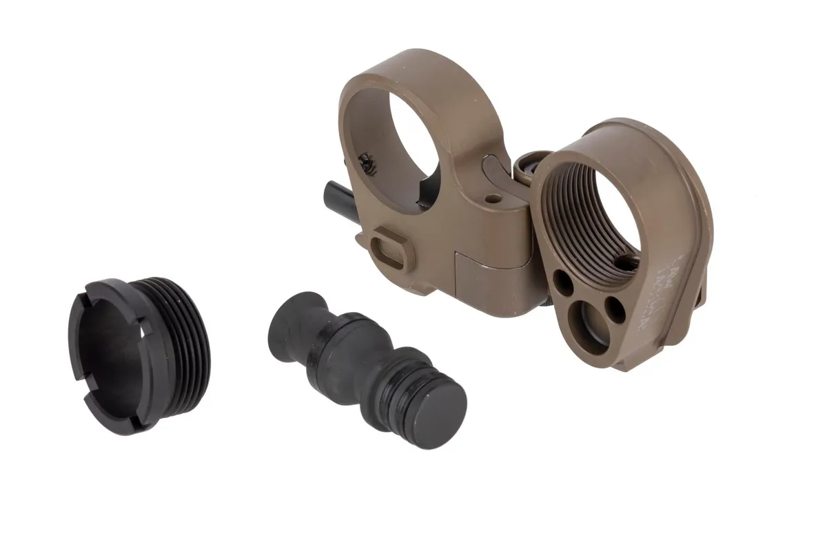 Law Tactical Gen 3 Folding Stock Adapter - FDE - Stock Adapter for AR-15 - view 1