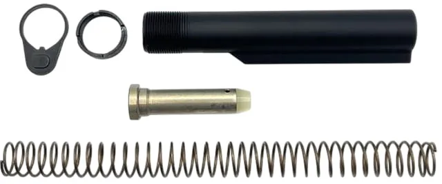 LBE Unlimited AR-15/M4 Buffer Tube Kit with H2 Buffer Black - Buffer Tube Assembly for AR-15 - view 1
