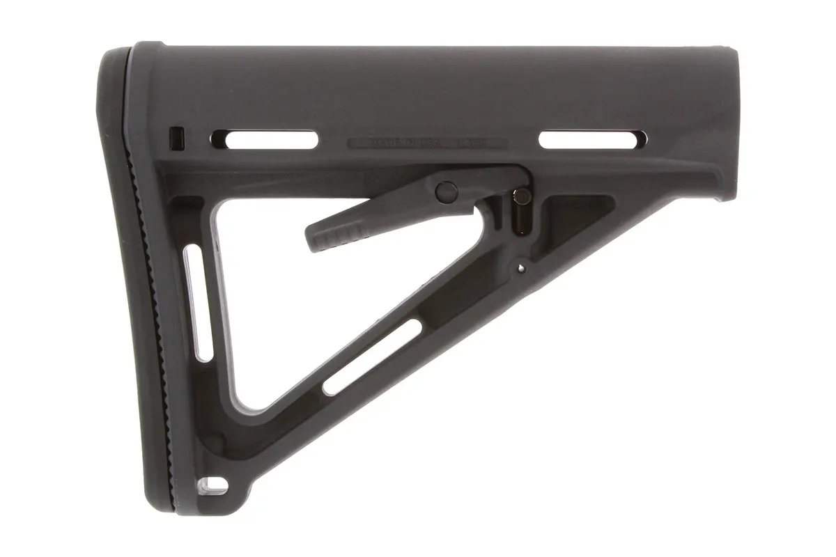 Magpul Ar-15 Moe Stock Collapsible Mil-Spec Gray - Stock & Brace for AR-15 - view 4