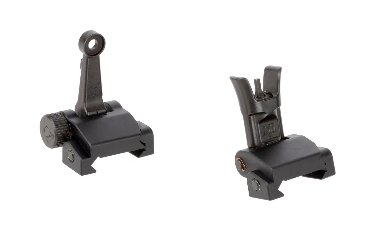 Midwest Industries, Inc. Ar-15 Combat Rifle Folding Sight Set - Iron Sights for AR-15 - view 1