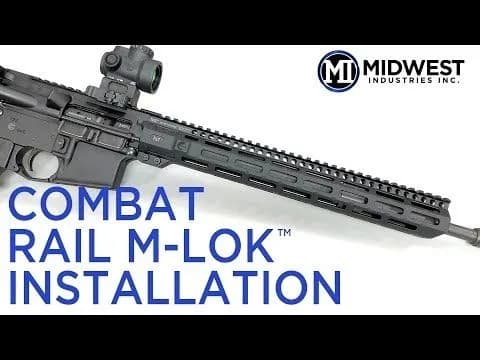 Midwest Industries, Inc. Combat Handguard M-Lok Aluminum 4.5 Black - Handguard for AR-15 - view 2