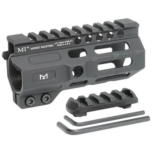 Midwest Industries, Inc. Combat Handguard M-Lok Aluminum 4.5 Black - Handguard for AR-15 - view 1