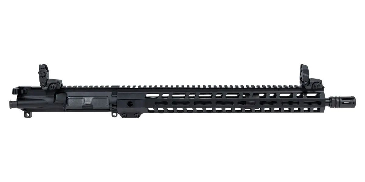 Palmetto State Armory PSA 16" Mid-Length Pencil 5.56 NATO 1:7 Nitride 15" Lightweight M-LOK Upper w/ NiB BCG, CH, & MBUS Sights - Upper Receiver for AR-15 - view 1