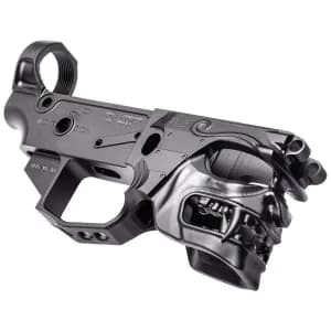 Sharps Bros Showdown Stripped Lower Receiver - Black, Unique Design and High-Performance for Custom AR Builds - SBLR11 - Lower Receiver for AR-15 - view 1