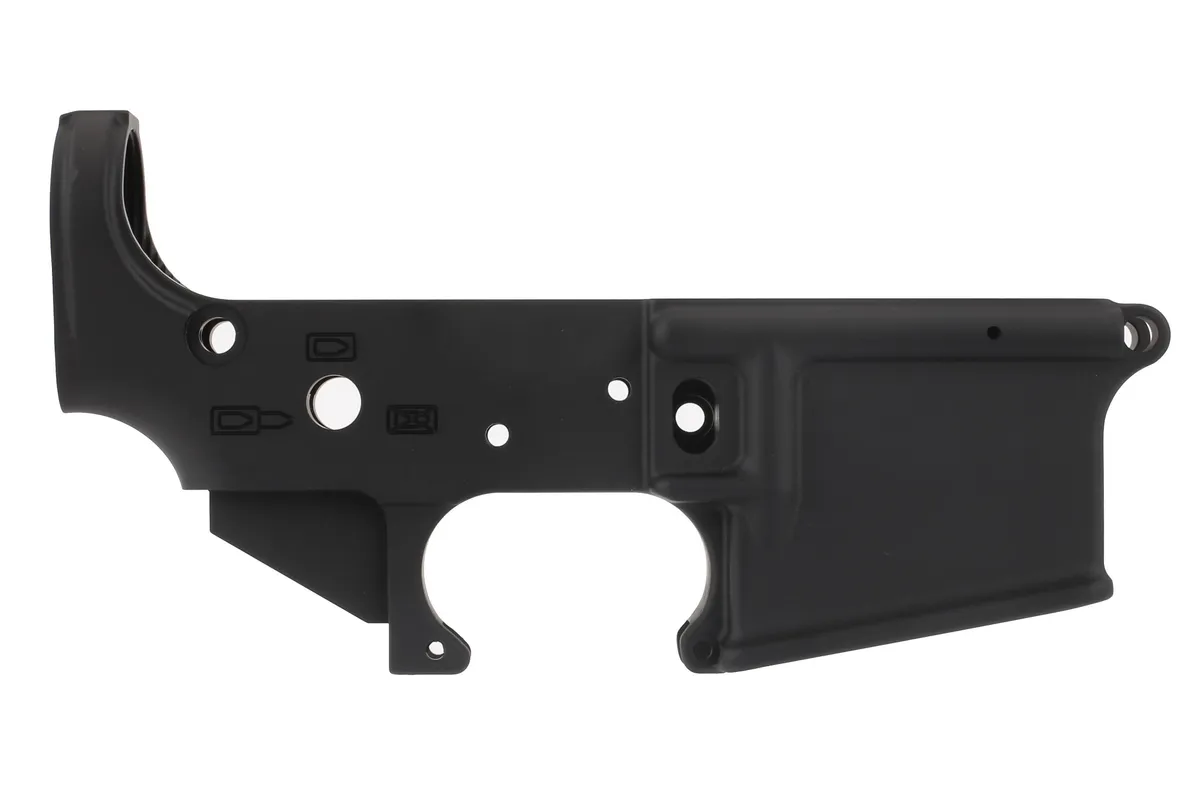 Spike's Tactical Spikes Tactical Forged Stripped Ar-15 Lower - Spider - Bullet Markings - Lower Receiver for AR-15 - view 4