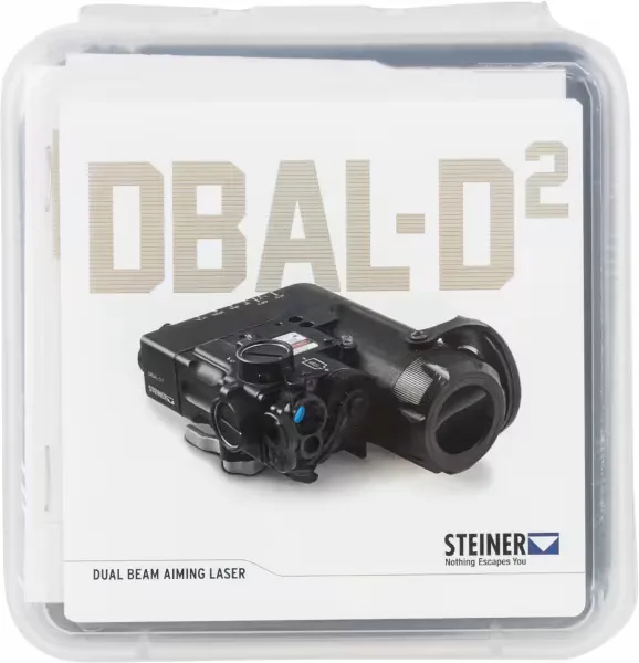 Steiner Optics DBAL-D2 Dual Beam Aiming Laser with IR LED Illuminator - Black - Laser - view 1