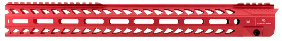 Strike Industries 17" Aluminum Strike Rail, Red - STRIKERAIL - Handguard for AR-15 - view 1