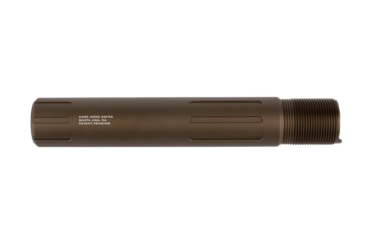 Strike Industries Carbine Length Pistol Buffer Tube - Fde - Buffer Tube for AR-15 - view 2