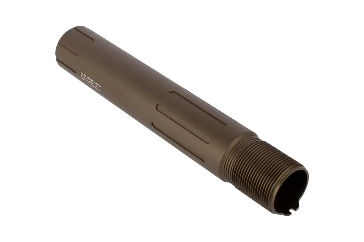 Strike Industries Carbine Length Pistol Buffer Tube - Fde - Buffer Tube for AR-15 - view 1