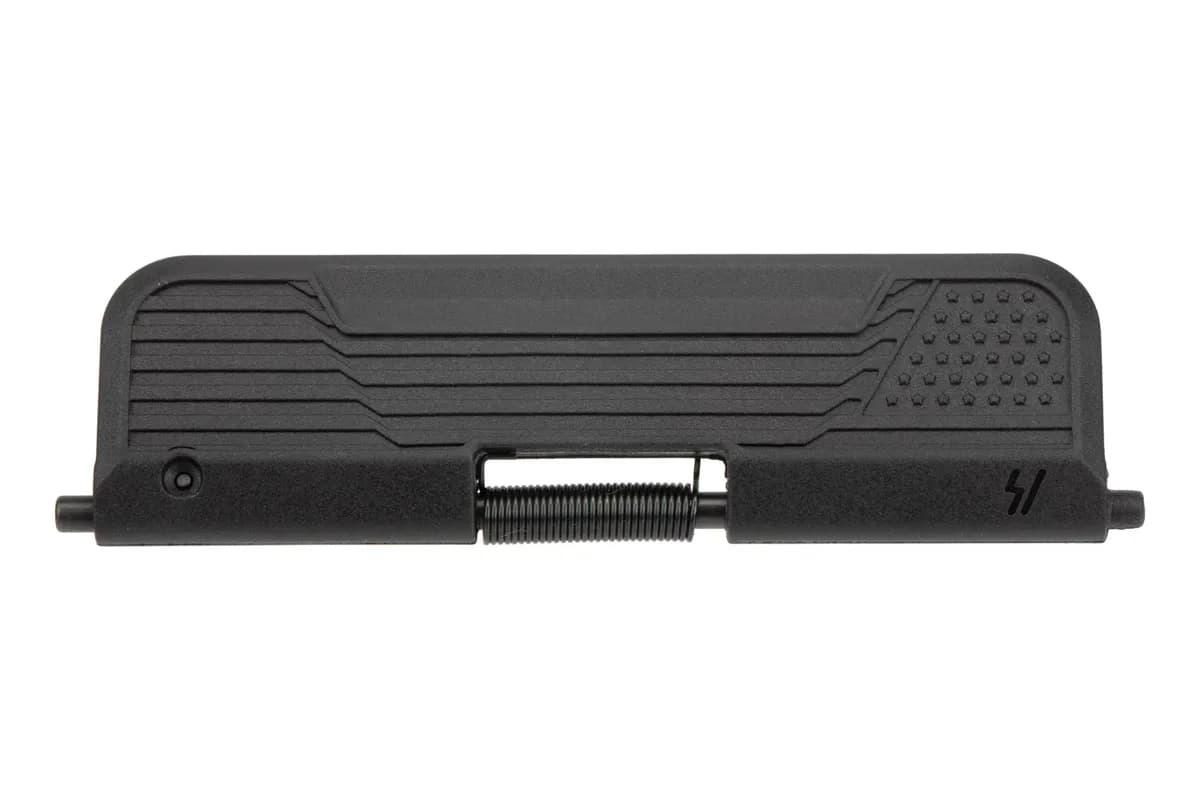 Strike Industries Enhanced Ultimate Dust Cover - Flag - Black - Dust Cover for AR-15 - view 1