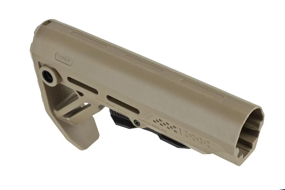 Strike Industries Mod 1 Carbine Stock Mil-Spec - Flat Dark Earth / Black - Stock & Brace for AR-15 - view 2