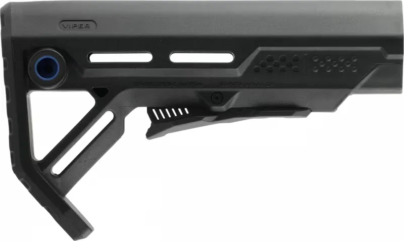 Strike Industries MOD1 Polymer Strike Stock, Black/Blue - VIPER-ES-MOD1BK-BLU - Stock & Brace for AR-15 - view 1