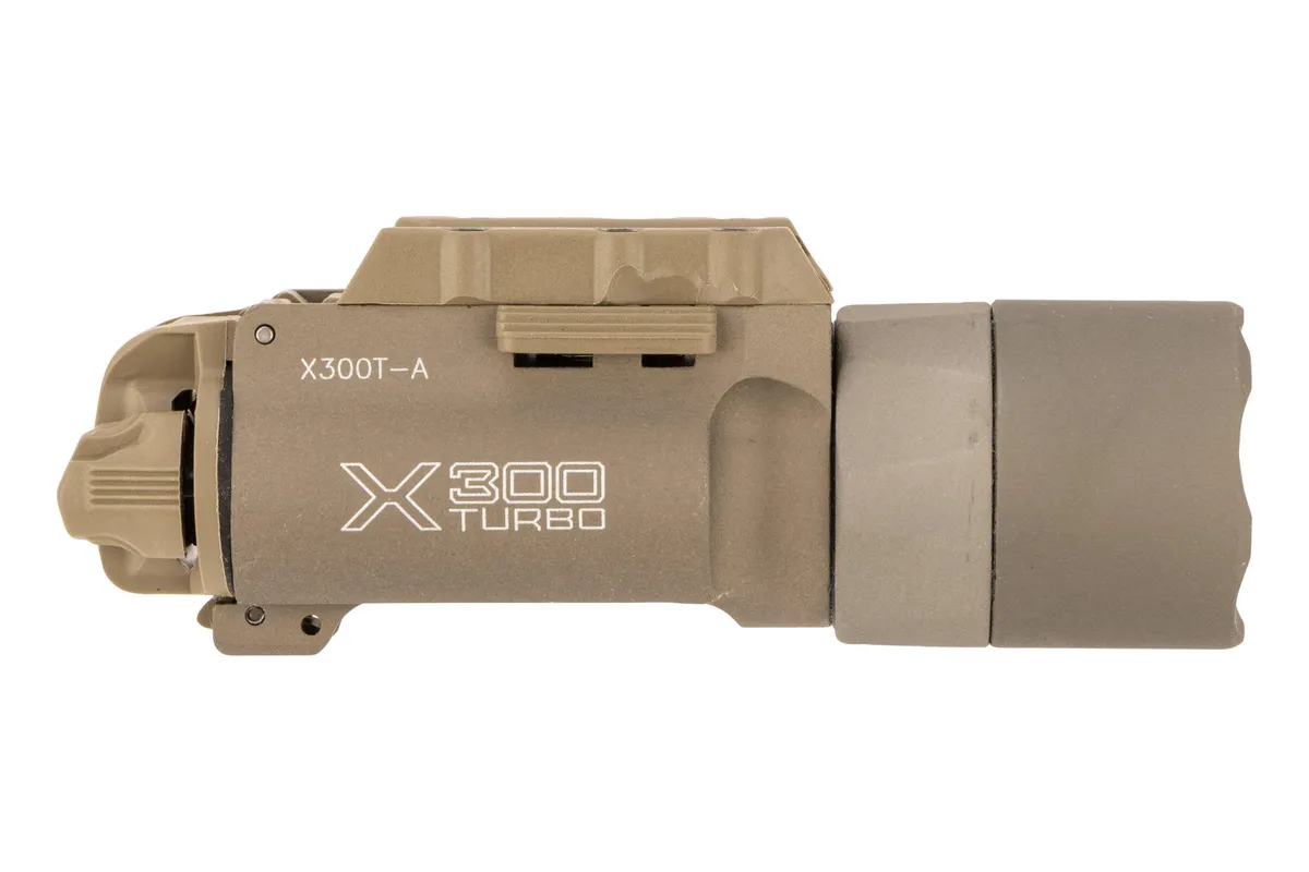 SureFire X300-A Turbo Weapon Light - 650 Lumens - Tan - Light - view 4