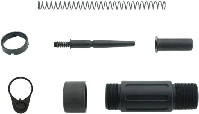 Tacfire Short Buffer Tube System for AR-Style Pistols - Black, Compact Comfort - MAR139-C - Buffer Tube Assembly for AR-15 - view 1