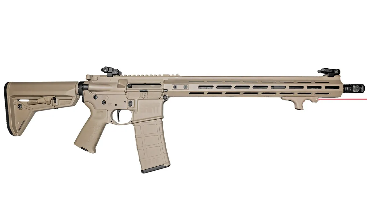 Viridian Weapon Technologies HS1 Hand Stop, Red Laser, Fits M-lok, Flat Dark Earth - Foregrip for AR-15 - view 5