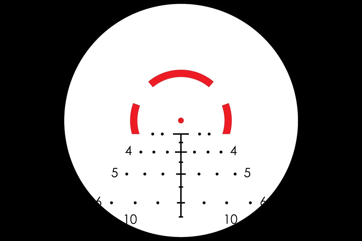 Vortex Optics Strike Eagle 1-8x24 Rifle Scope - AR-BDC3 Illuminated Reticle - Rifle Scope - view 5