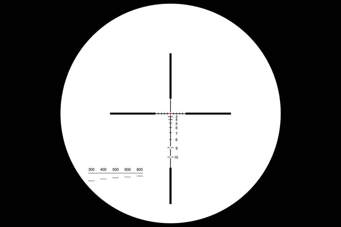 ELCAN ELCAN SpecterDR Dual Role 1.5x/6x 7.62 Optical Sight - Black