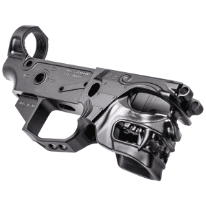 Sharps Bros Sharps Bros Showdown Stripped Lower Receiver - Black, Unique Design and High-Performance for Custom AR Builds - SBLR11
