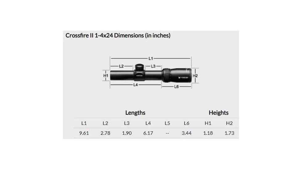 Vortex Optics Vortex Optics Crossfire II 1-4x24mm Riflescope - Illuminated V-Brite MOA Reticle - view 4
