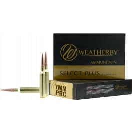 Weatherby M7PRC177HCB Select Plus 7mm PRC, 177 GR, 20 Per Box/ 10 Cs - 20rd Box